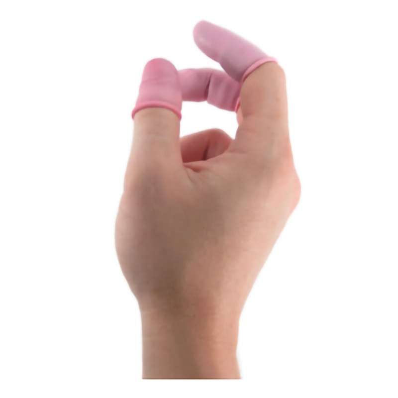 Finger Cots Anti Static, Medium, Pink
